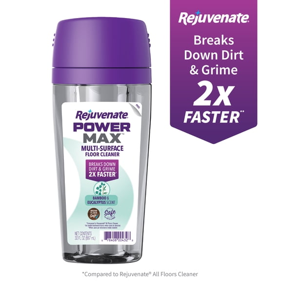 Rejuvenate PowerMax Multi-Surface Floor Cleaner Cartridge, Bamboo & Eucalyptus Scent, 30 oz