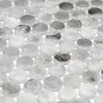 thumbnail image 4 of The Tile Life Eterna Penny 4" x 4" Hermes Glass Mosaic Tile Sample, 1 Piece, 4 of 7