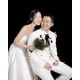 thumbnail image 4 of MODX-vestidos de novia coreanos de satén suave, sin tirantes vestido de novia, longitud hasta el suelo, corsé, espalda lisa, 4 of 5