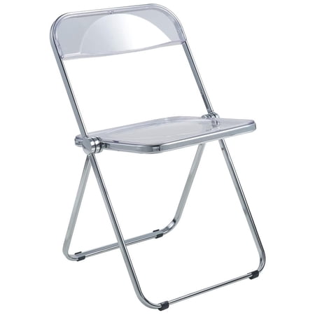 folding acrylic chair - chrome product