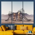 thumbnail image 3 of Trendy Printed, Couple Gift Canvas Art, Alexander Milov Canvas Art, Two People Turning Their Backs On Each Other At Burning Man, Canvas Wall Decor - Rolled Canvas, 3 of 9