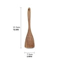 thumbnail image 3 of Hot Selling Items！Kaireo Teak Square Shovel,Wooden Spatula for Cooking 12.4 Inch Premium Utensils Long Handled Kitchen Spurtle Set Ideal for Pan and Wok Wood Turner Corner Spatula Spoons Scraper, 3 of 7