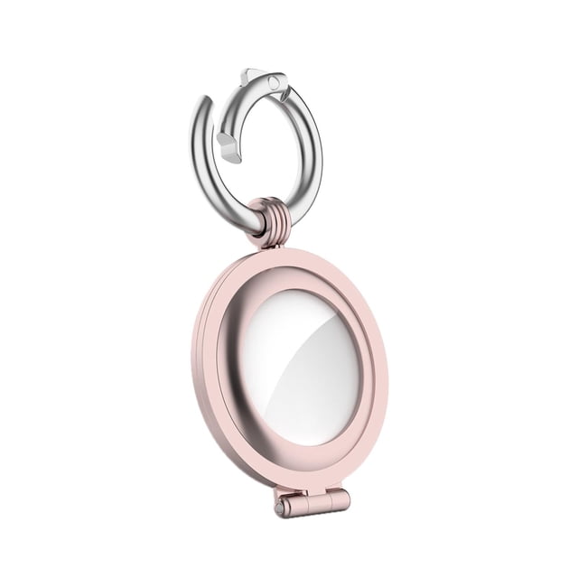 Esquirla Portable Location Metal Case For Airtags Rose Pink