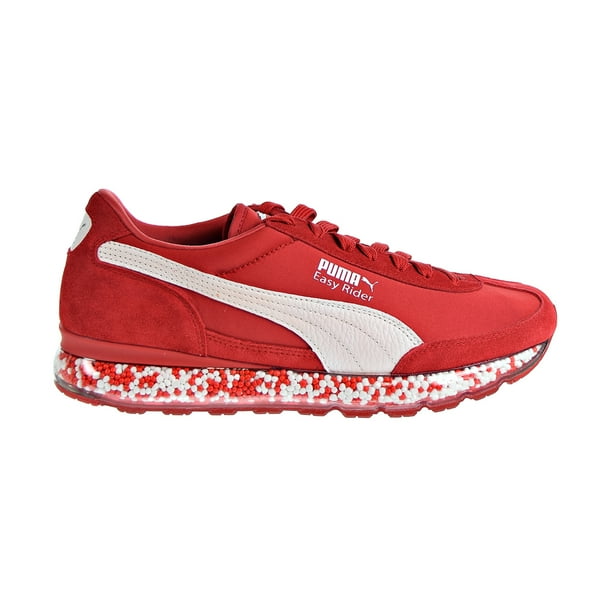 puma white sneakers with ribbon