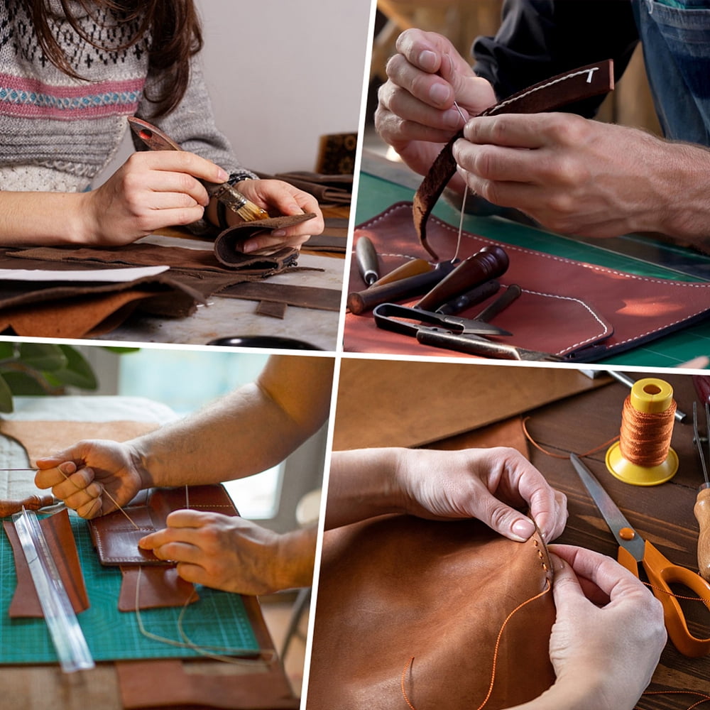 15Pcs 15 Colors PU Leather Fabric Craft Supplies Rectangle Mixed Color 280x205x0.7mm 1pc/color