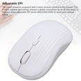 thumbnail image 3 of Cordless BT Mouse, 2.4 GHz BT Mouse, 3 Adjustable DPI, Dual Mode, Silent Click, Portable Computer Mouse for Notebook Laptop PC, 3 of 7