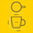 thumbnail image 2 of HLONK Verres Isolés à Double Paroi Tasses à Espresso (Ensemble de 2) - 5.4 Onces, 2 of 4