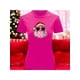 thumbnail image 1 of Playera Blusa Con Estampado De Santa Fashion Con Lentes Y Chicle Ropa De Mujer Color Fucsia Talla Chica Marca Emil SaEs, 1 of 4