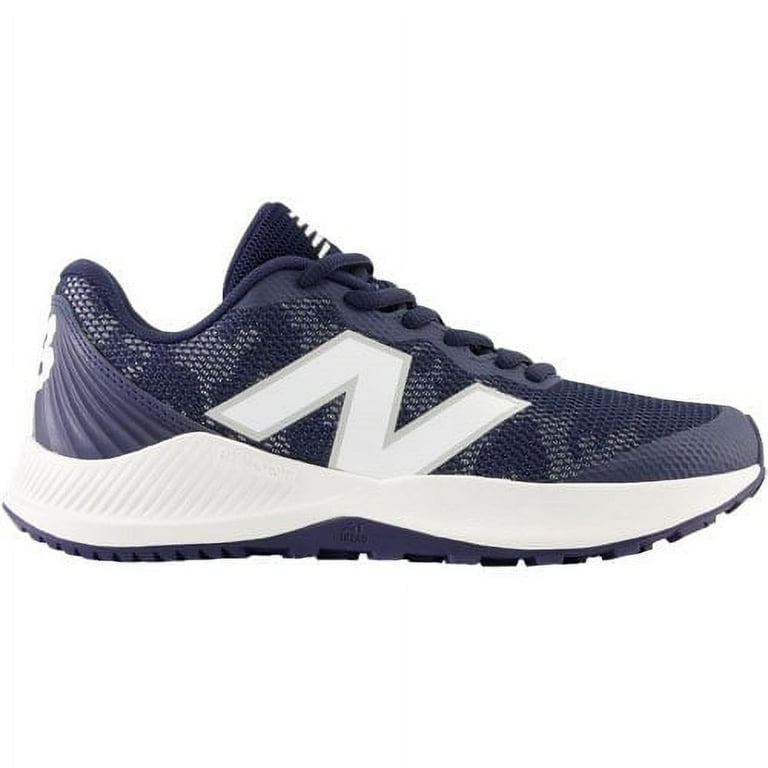 New Balance Youth 4040V7 Turf Trainer Baseball Shoe Navy/White