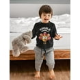 thumbnail image 4 of Tstars Turkey Shirt Toddler Gobble Gobble Thanksgiving Kids Long Sleeve Shirts 2T Black, 4 of 6