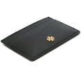 thumbnail image 3 of Tory Burch Emerson Saffiano Leather Slim Card Case Stylish Durable Compact Female, Black, 3 of 4