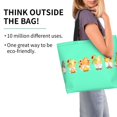 thumbnail image 2 of Fotbe Sunflower Gnomes 5 Bolsa Tote Estética de Lona con Estampado para Mujer - Bolsa Reutilizable de Hombro Casual para Vacaciones, Compras, Trabajo y Gimnasio, 2 of 8
