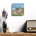 thumbnail image 4 of U R There Photography Kingston Road Grey Rustic Farmhouse Acrylic Analog Wall Clock, 4 of 6