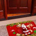 thumbnail image 2 of HUUXIW Christmas Bathroom Shower Mat Xmas Santa Claus Printed Toilet Absorbent Non Slip Bathing Rugs Household Decor, Type 13, 2 of 7