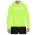 thumbnail image 2 of Dreamin' Dr Martin Luther King Jr. 1963 Unisex Graphic Hoodie Sweatshirt, Safety Green, 3XL, 2 of 3
