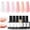 Ultra Clear, variant on modelones Builder Nail Gel Set, 6 Colors Gel Builder 8-in-One, Jelly Nude Pink Hard Gel Builder Nail Polish Nail Strengthener Extension Gel LED Nail Lamp Cured Color Base Nail Glue Gel in a Bottle