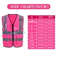 thumbnail image 4 of YongKang Lemmy AYKRM Breathable Men Safety Vests, Pink, 4 of 4