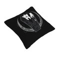 thumbnail image 5 of Wednesday Dark Side Throw Pillow Cover Black 18"x18" ，Multicolor, 5 of 5
