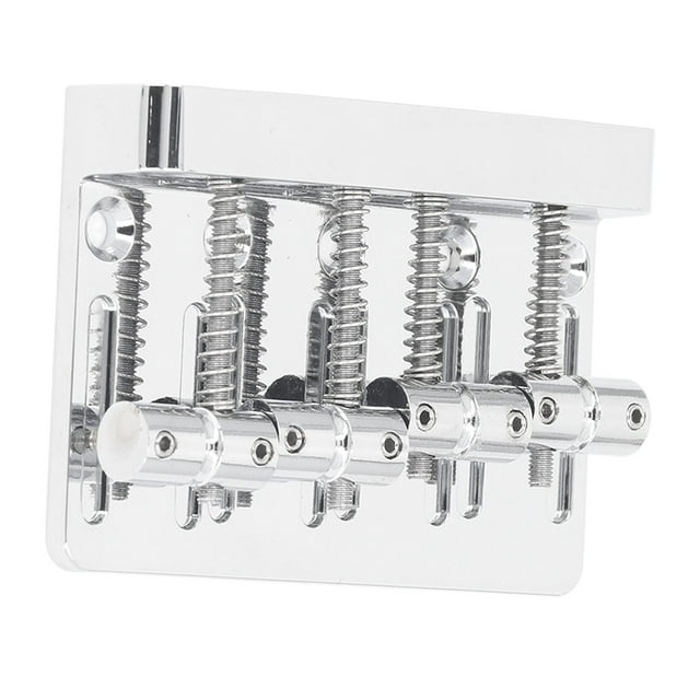 Electric Bass Bridge,Retro Style 4 String Bass Bridge with Hex Wrench for P Bass, J Bass Style Bass
