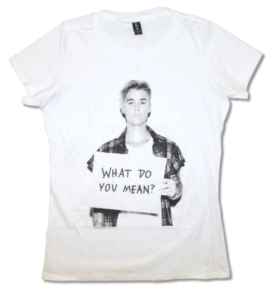 justin bieber t shirt walmart
