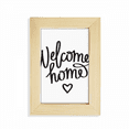 thumbnail image 1 of Welcome Home Quote Desktop Display Photo Frame Picture Art Painting 5x7 inch, 1 of 3