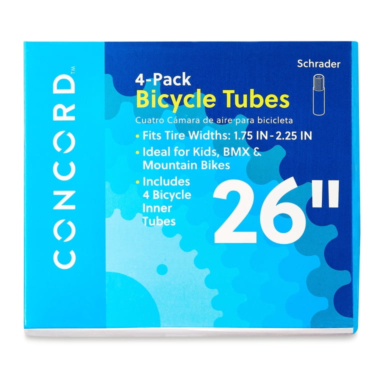 Concord Replacement Bicycle Inner Tube, 26