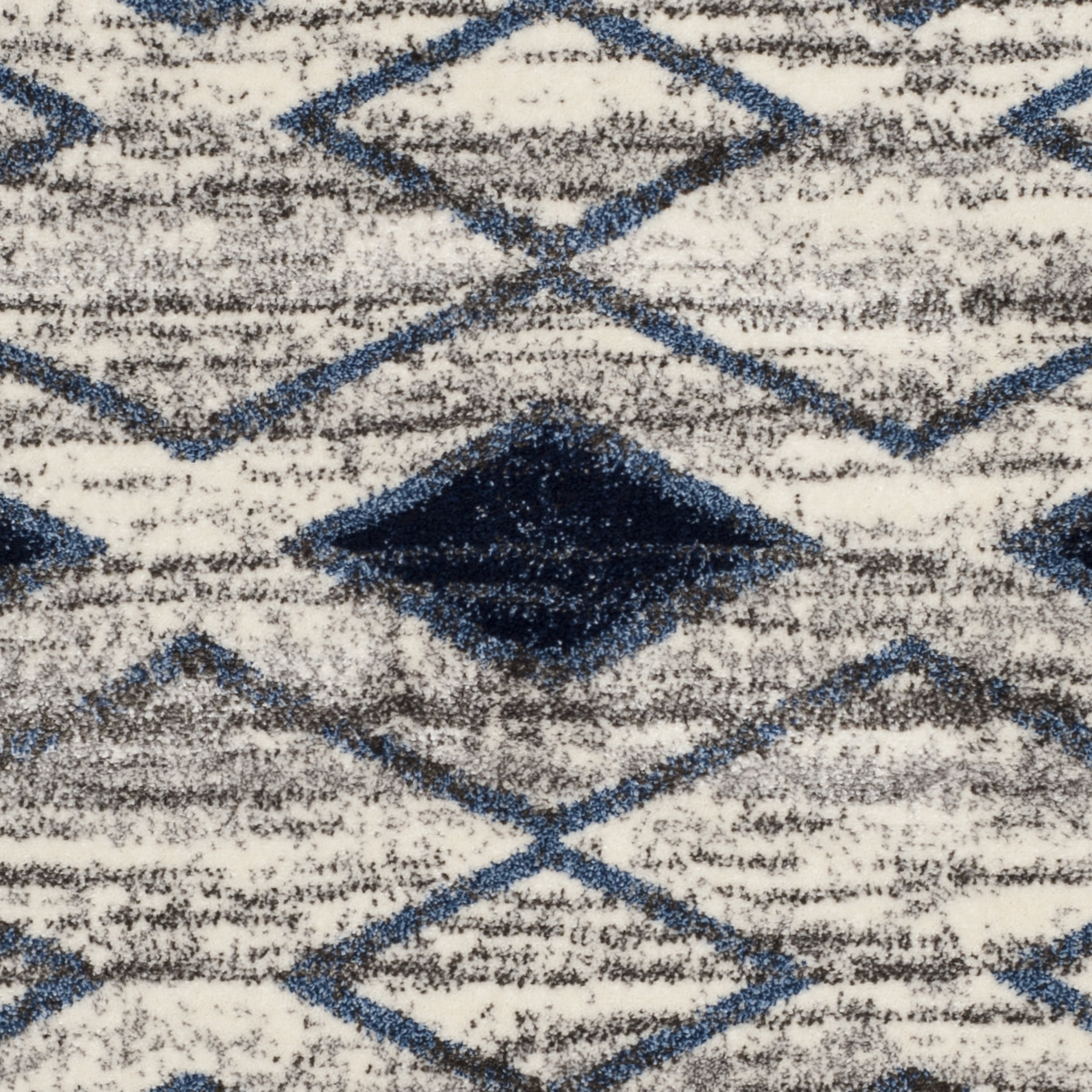 SAFAVIEH Tunisia Lydia Geometric Area Rug, Light Grey/Blue, 3' x 5'