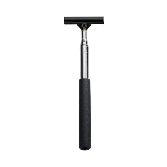 WENXUAN Portable Telescopic Car Side Mirror Wiper For Rainy Glass Windows -Cleaning T (Black)