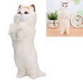 thumbnail image 3 of Figura de gato de felpa ANGGREK decoración animal para escritorios, 3 of 8