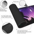 thumbnail image 4 of Funny Bigfoot Green Forest Galaxy Purple UFO Mouse Pad XL Extended Desk Mat, Non Slip Rubber Base Stitched Edge Gaming Pc Desktop Large Mice Pad,31.5 X 11.8 Inch, 4 of 6