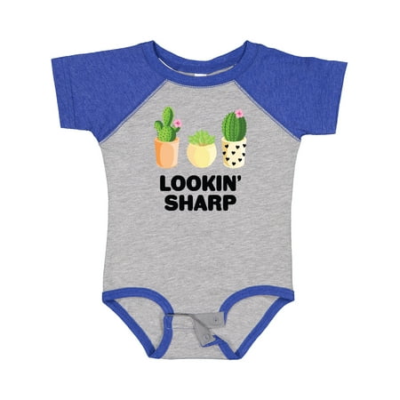 

Inktastic Lookin Sharp with Cacti and Succulent Gift Baby Boy or Baby Girl Bodysuit