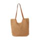 thumbnail image 1 of Bolso de hombro para mujer, estilo bohemio, tejido, elegante, tipo cartera, bolso tote tejido Caqui 40cmx32cm, 1 of 9