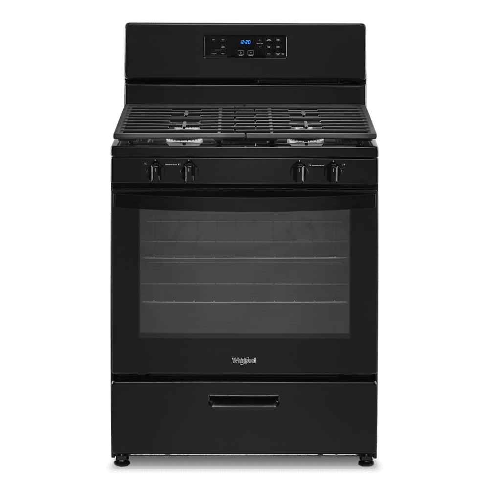 Whirlpool 30 in 5.1 cu ft Gas Range in Black