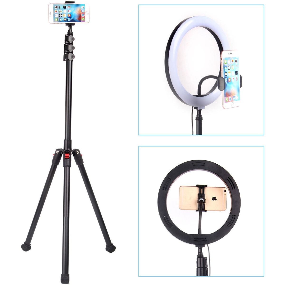 VidPro ST-90 90" Aluminum Tripod for Cameras, Lighting and Audio Equipment