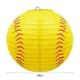thumbnail image 3 of Linternas De Papel Deportivas Farol de papel deportivo hecho a mano para decoración de fiesta de cumpleaños (beisbol amarillo), 3 of 5