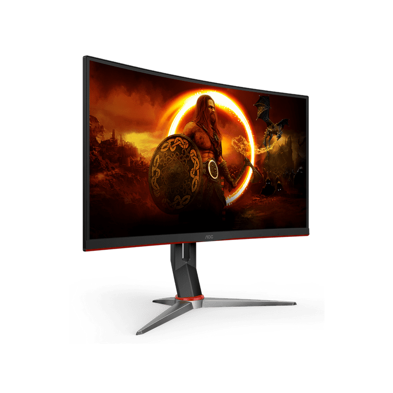 AOC 68.58 cm (27-inch) Curved 1700R Gaming Monitor with HDMIx2/VGA Port/ Display Port, Full HD, Free Sync,144Hz, 1ms, Tilt Adjustment, Swivel  Adjustment, Height Adjustment - C27G1 (Black) : : Computers &  Accessories