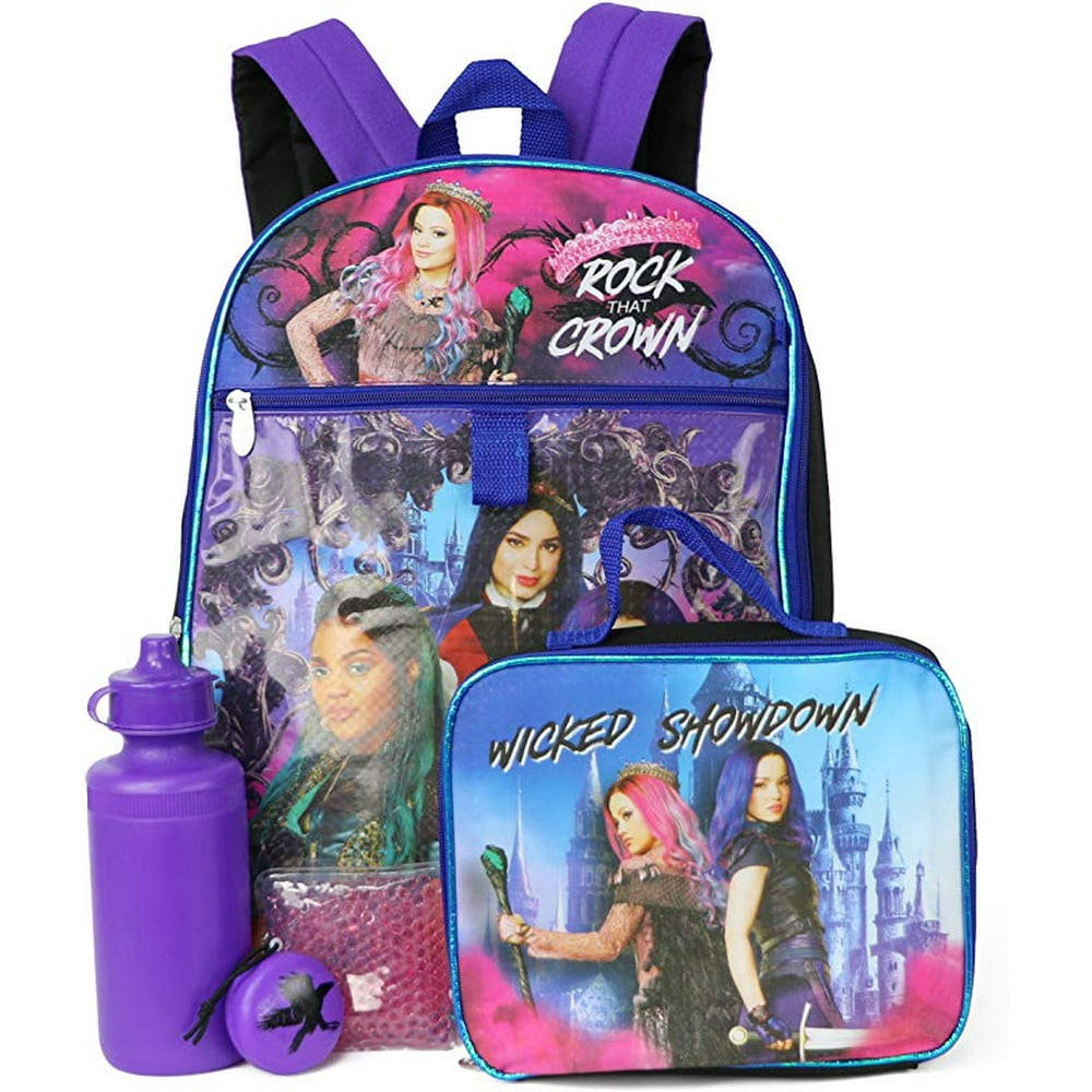 Licensed Disney Descendants 5 Pc Set Backpack