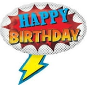 Super Hero Birthday 28 Inch Shape Foil Mylar Balloon [41258]
