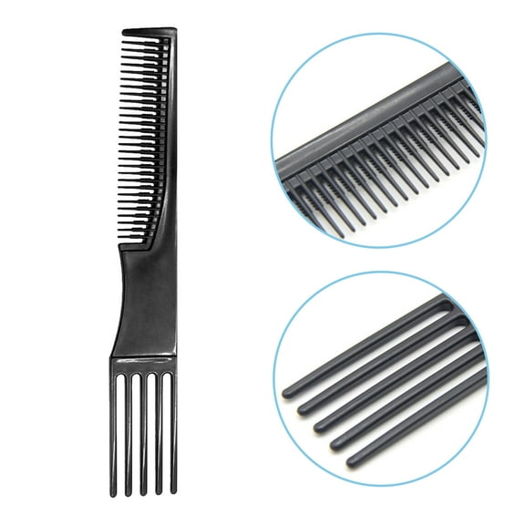 OUNONA 10Pcs Black Hair Lift Comb with Strong PP Material for Easy Hair Styling
