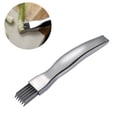 thumbnail image 3 of 2pcs Kitchen Scallion Shred Silk Knife Stainless Steel, 3 of 5