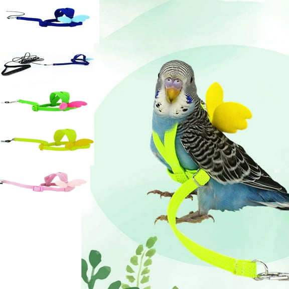Visland Adjustable Latex Silk Bird Harness, S (70.87" to 78.74" Chest Size)