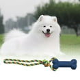 thumbnail image 2 of Runquan 3X Dog Rope Chew Toy Squeaky Rope Dog Toy for Small Medium and Large Pets Dark 3 Pcs, 2 of 8