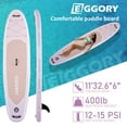thumbnail image 3 of EGGORY 11ft Inflatable Paddle Board Ultra-Light Stand Up Paddle boards for all people with Premium SUP Accessories, 3 of 9