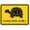 Warning Sign 3, variant on Please Keep Dogs Off of The Grass Dog Walkers Rules Sign - 12×8 Inches, Metal Plaque, Home Garden Pet Decor