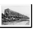 thumbnail image 2 of Historic Framed Print, Dormitory cars for the construction crews of the St. P.M. & M. Ry. in the 1880's, 17-7/8" x 21-7/8", 2 of 9