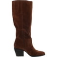thumbnail image 2 of Naturalizer Womens Fae Suede Block Heel Knee-High Boots, 2 of 3