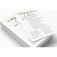 thumbnail image 3 of Inkdotpot Bridal Wedding ShowerGameBachelorette Party ActivityGameCards 50-PackFloralWhy Do We Do That, 3 of 7