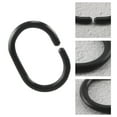 thumbnail image 6 of 24 PCS Shower Curtain Rings Plastic Shower Curtain Hooks for Bathroom Shower Rod, 6 of 8