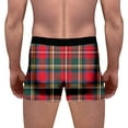 thumbnail image 5 of Funny Boxers for Men Funny Novelty Holiday Boxers Briefs Snowman Reindeer Graphic Holiday Shorts Men Lingerie, B11 Hot Pink, Size XXXXXL, 5 of 5