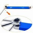thumbnail image 2 of Offset Ratchet Extension Wrench Set, 1/2", 1/4", and 3/8" Sockets, Professional Mechanical Tool for Tight Spaces, 2 of 8